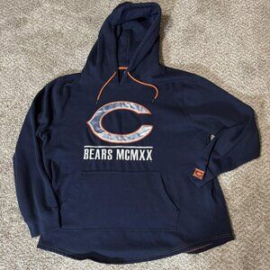 NFL Bears Navy Cardigan with Orange Details